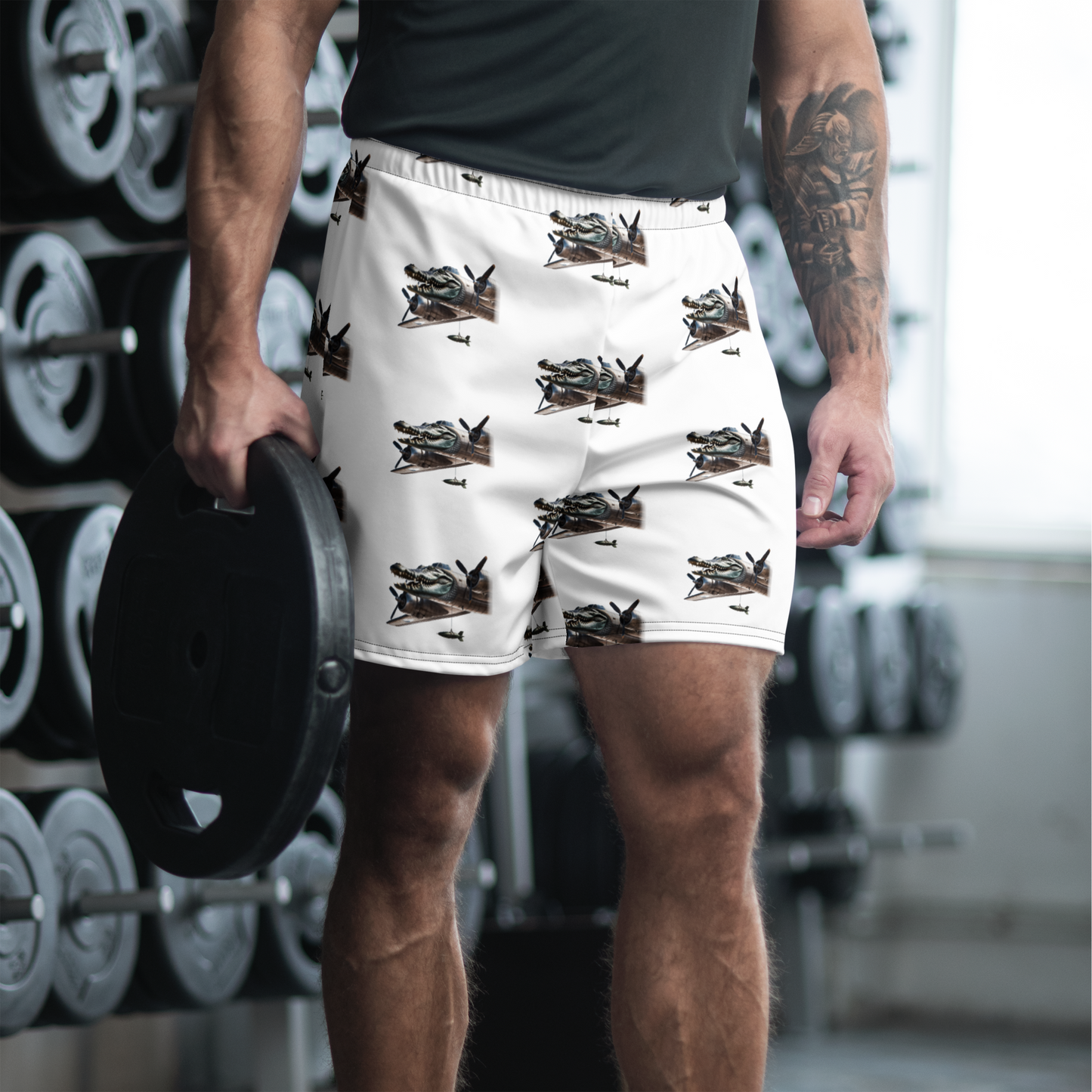 All-Over Print Unisex Athletic Long Shorts